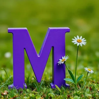 Nature 2 — letter M