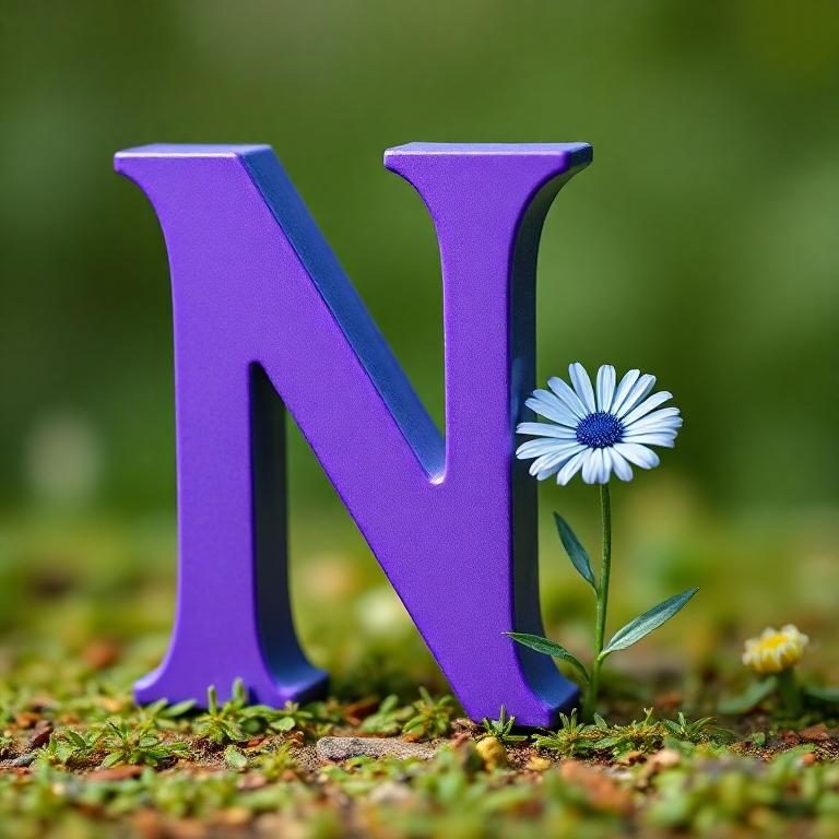 Nature 2 — letter N