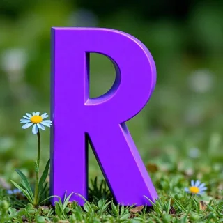 Nature 2 — letter R