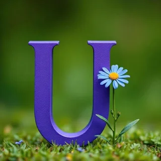 Nature 2 — letter U