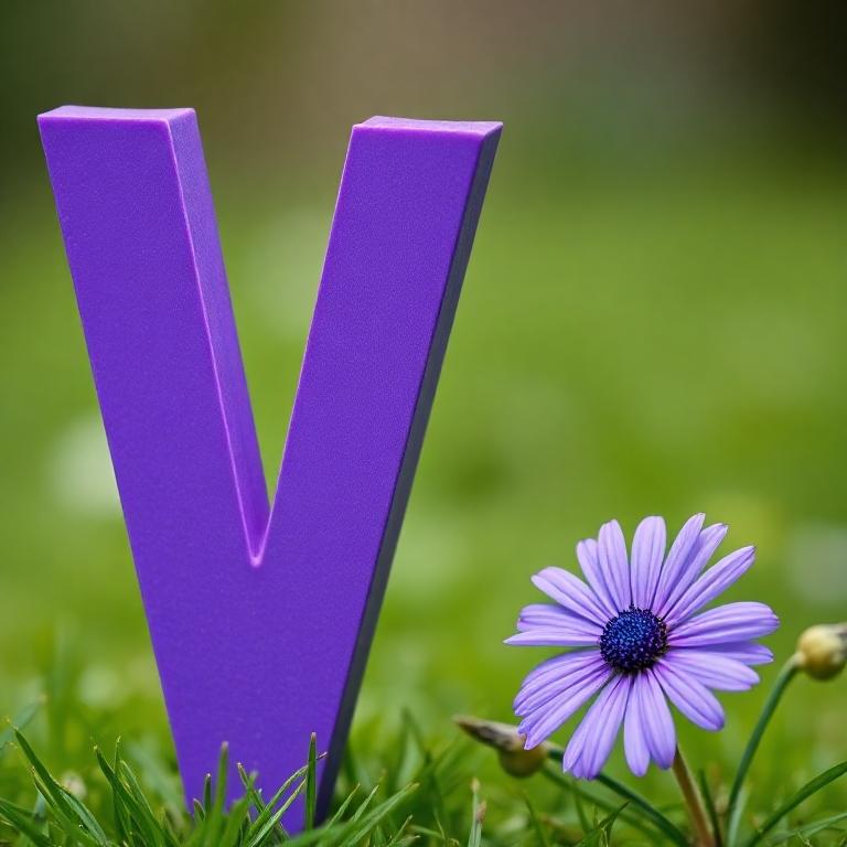 Nature 2 — letter V