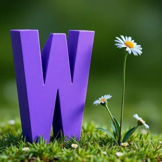 Nature 2 — letter W