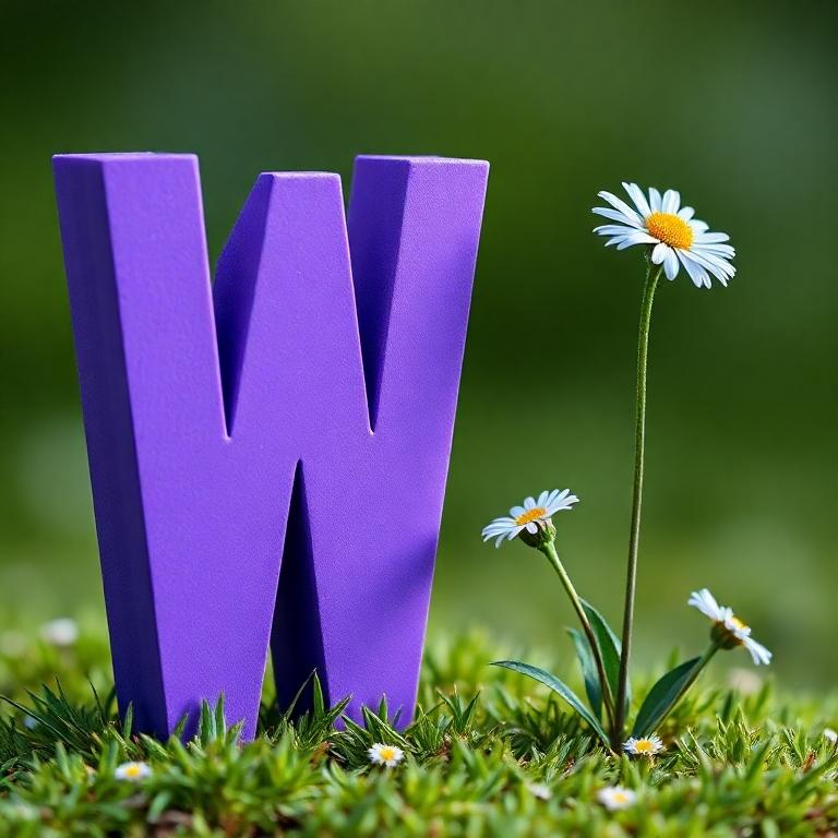Nature 2 — letter W