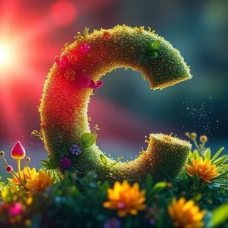Nature 3 — letter C