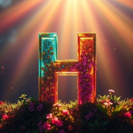 Nature 3 — letter H