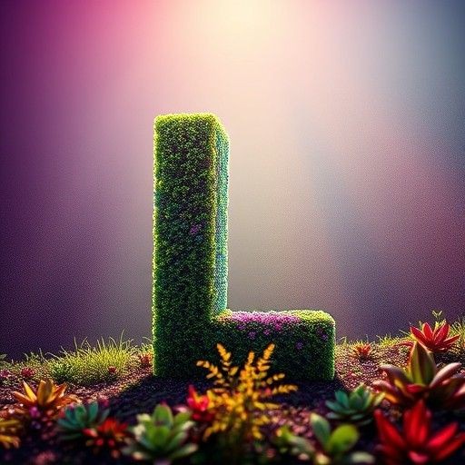Nature 3 — letter L