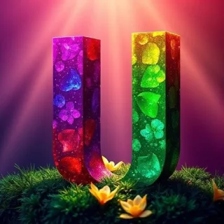 Nature 3 — letter U
