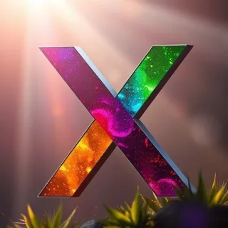 Nature 3 — letter X