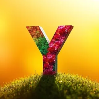 Nature 3 — letter Y