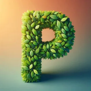 Nature — letter P