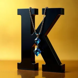 Necklace — letter K