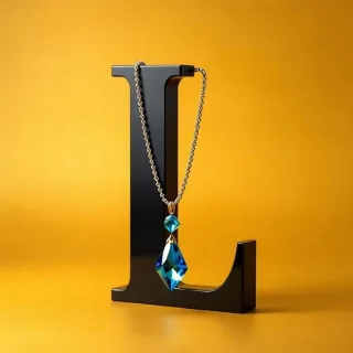 Necklace — letter L
