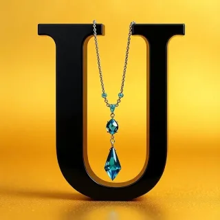 Necklace — letter U