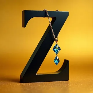 Necklace — letter Z