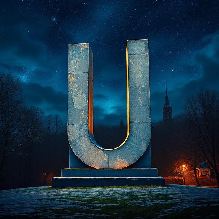 Night — letter U