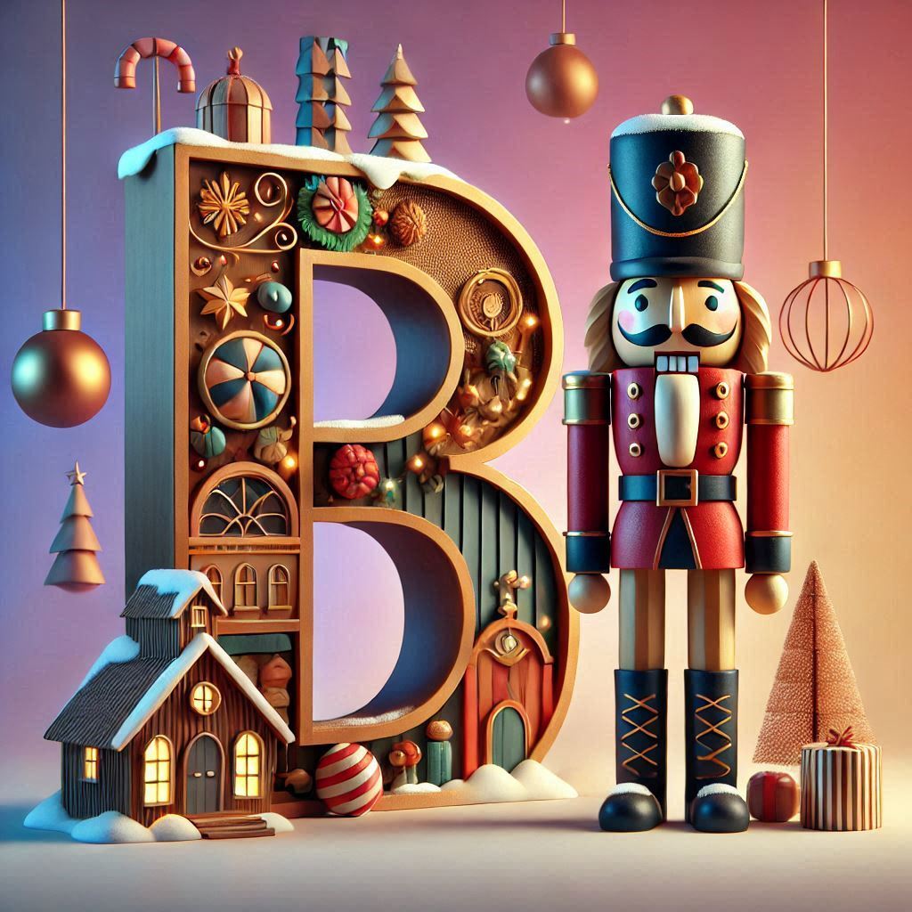 Nutcracker — letter B (variant 2)