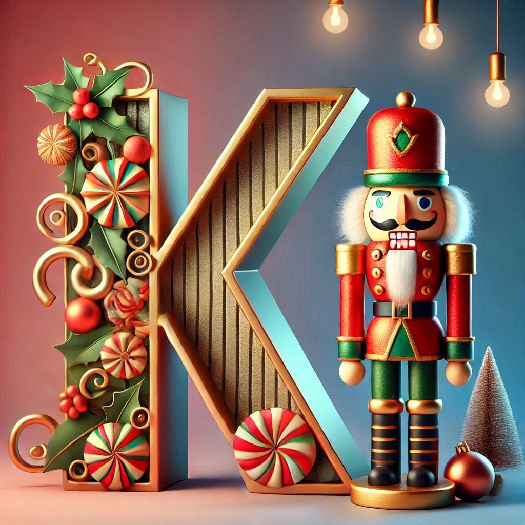 Nutcracker — letter K (variant 2)