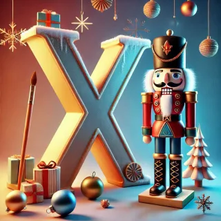 Nutcracker — letter X