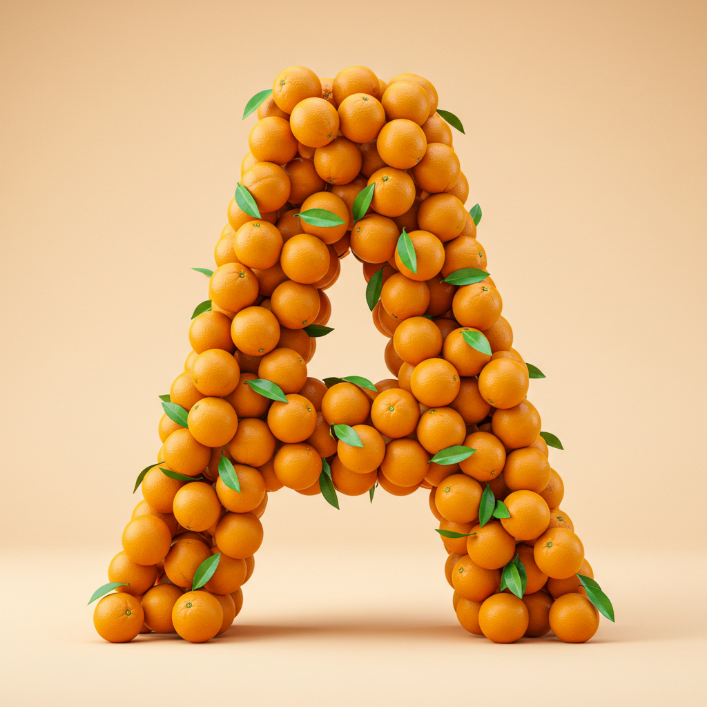 Oranges 2 — letter A
