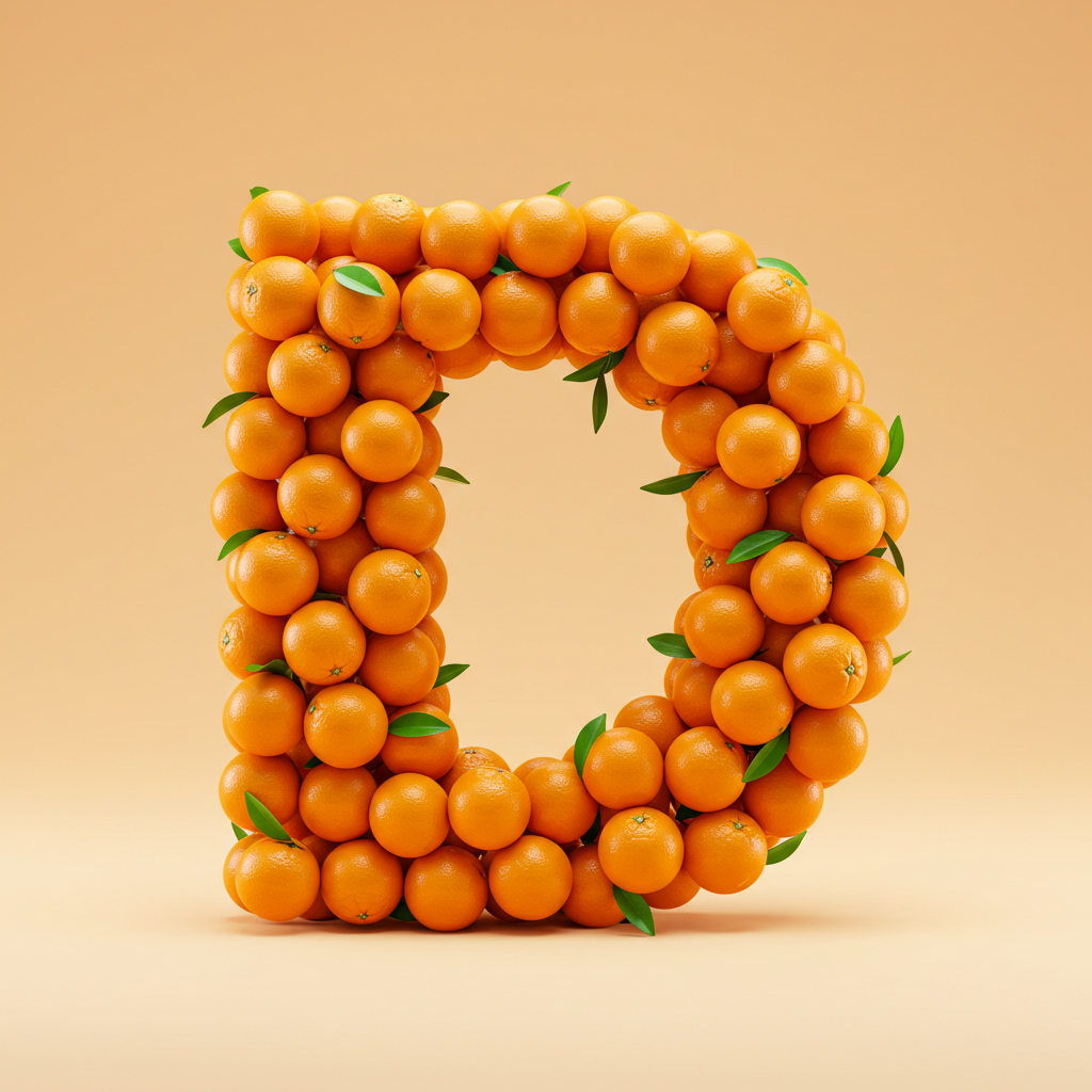 Oranges 2 — letter D
