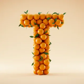 Oranges 2 — letter T