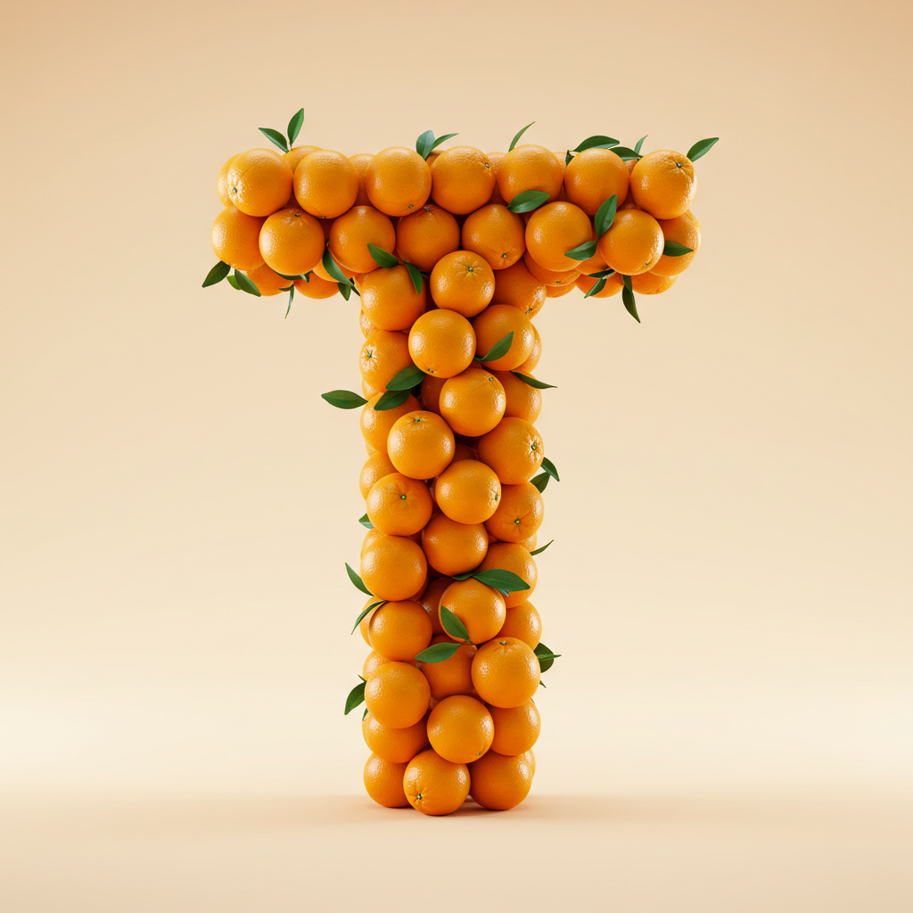 Oranges 2 — letter T