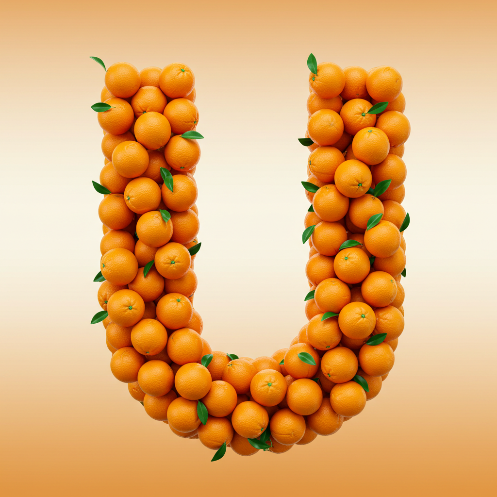 Oranges 2 — letter U