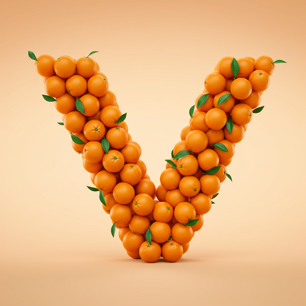 Oranges 2 — letter V