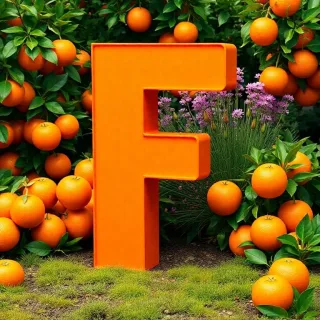 Oranges — letter F