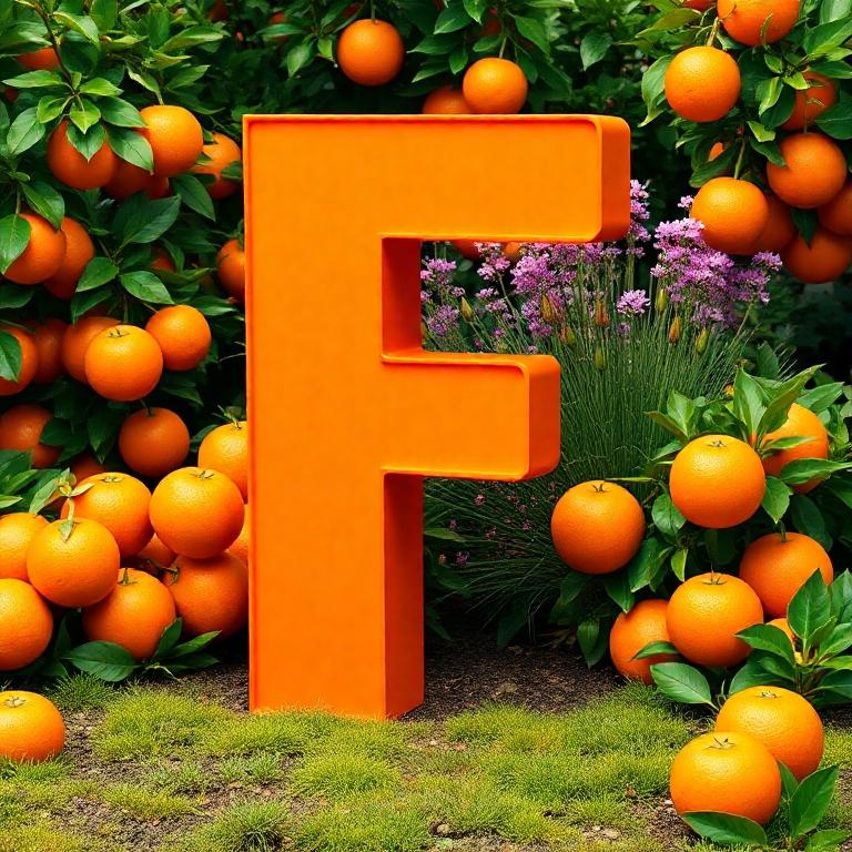Oranges — letter F