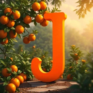Oranges — letter J
