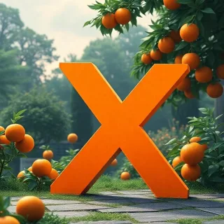 Oranges — letter X