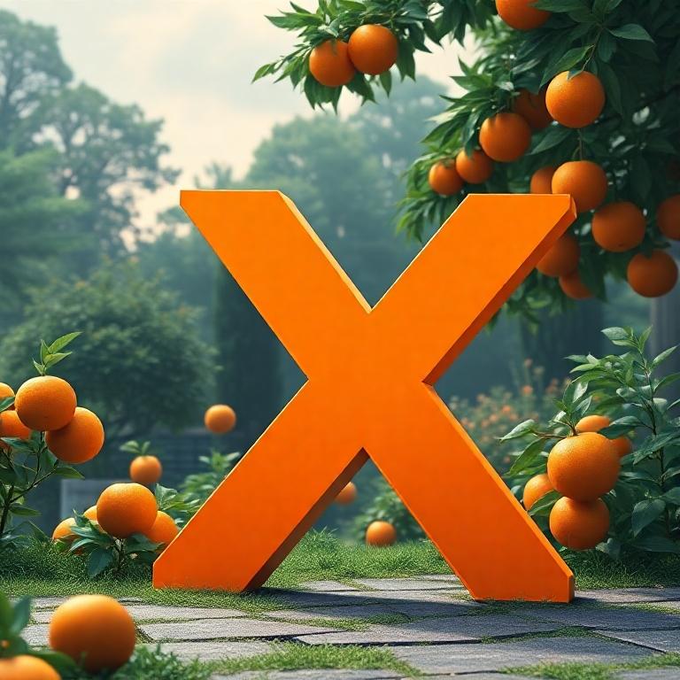 Oranges — letter X