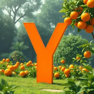 Oranges — letter Y