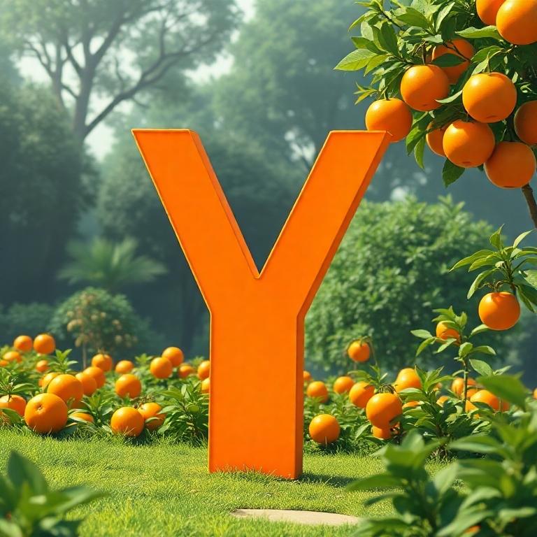 Oranges — letter Y