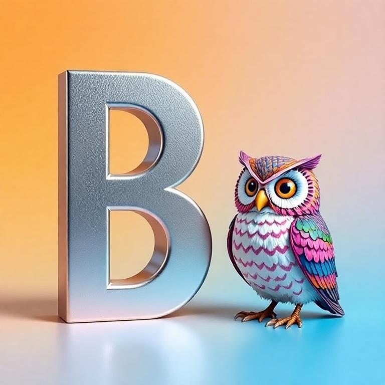 Owl — letter B