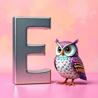 Owl — letter E