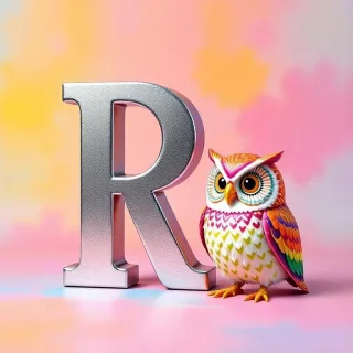 Owl — letter R