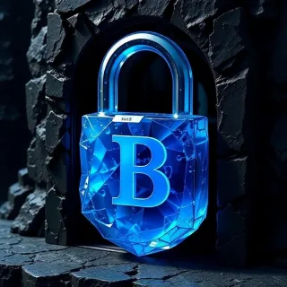 Padlock — letter B