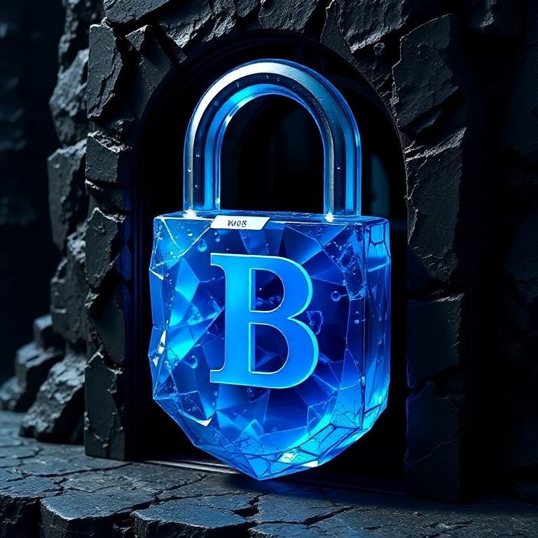 Padlock — letter B