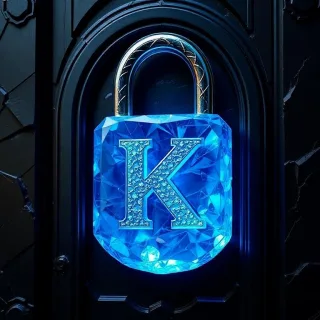 Padlock — letter K