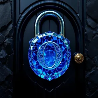 Padlock — letter O