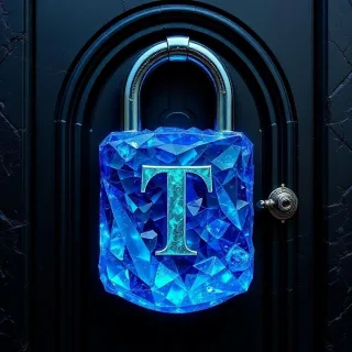 Padlock — letter T