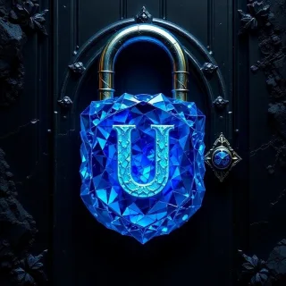 Padlock — letter U