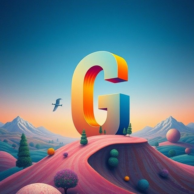 Painted 2 — letter G