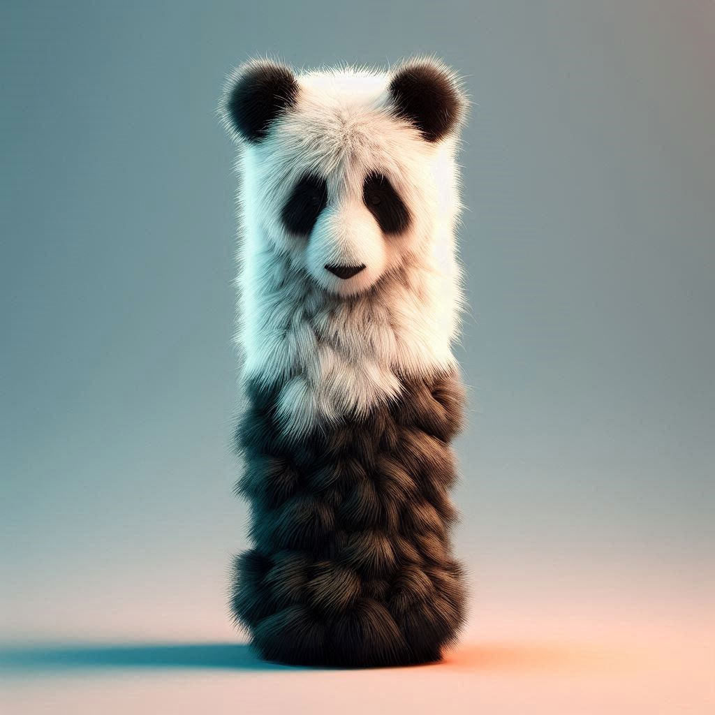 Panda bear 2 — letter I