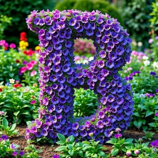 Pansies 2 — letter B