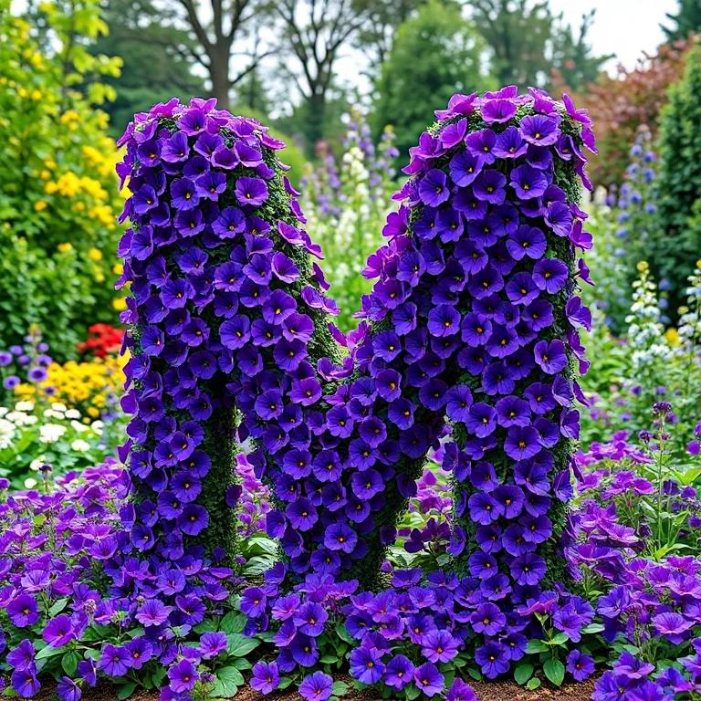 Pansies 2 — letter M