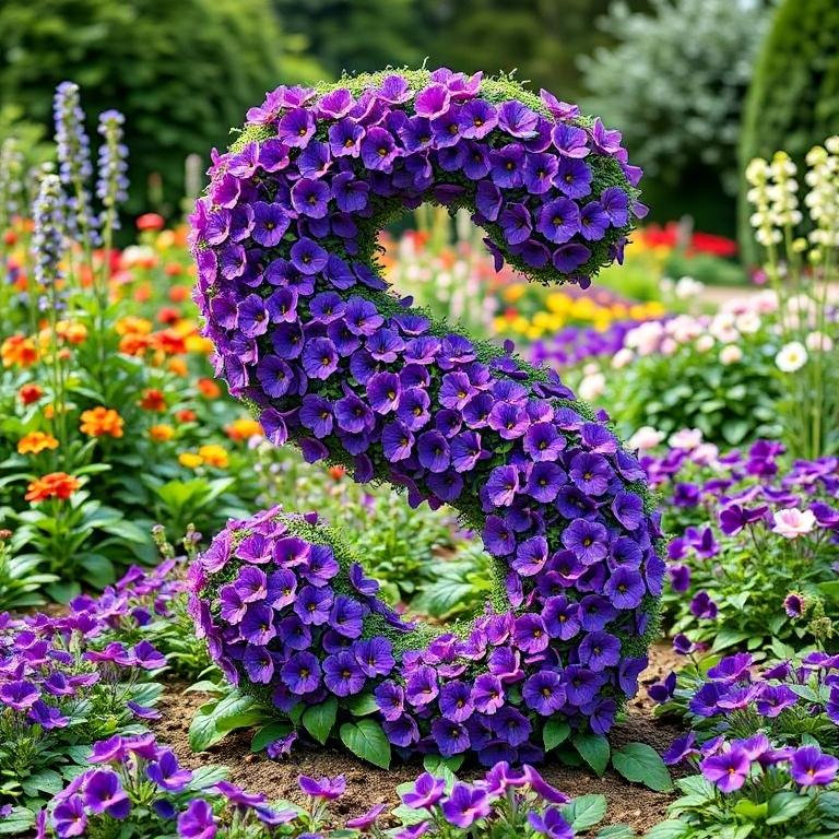 Pansies 2 — letter S