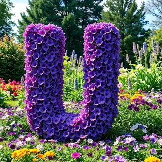 Pansies 2 — letter U